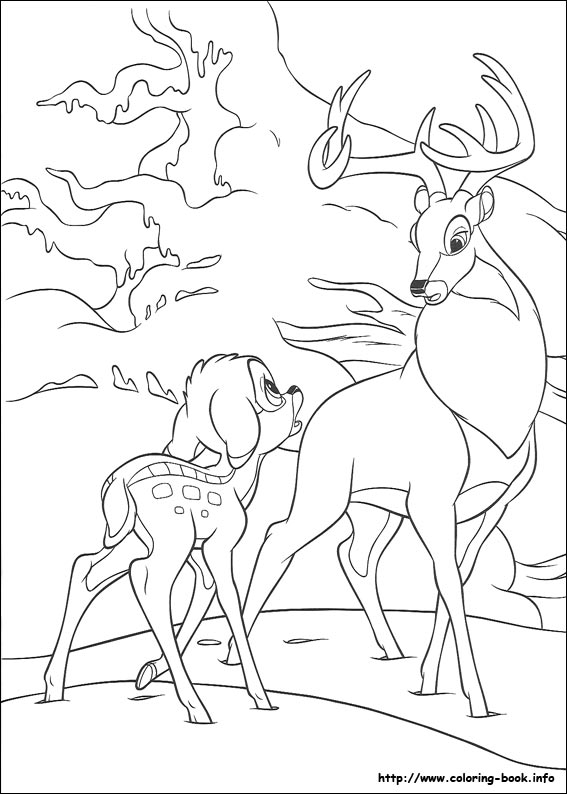 Bambi 2 coloring picture